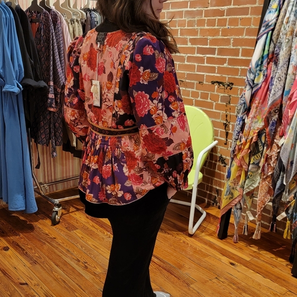 NWT Johnny Was Kimmy Peasant Top - Picture 2 of 6